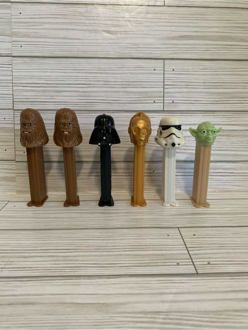 Vintage Star Wars PEZ Dispensers Darth Vader C-3PO Yoda